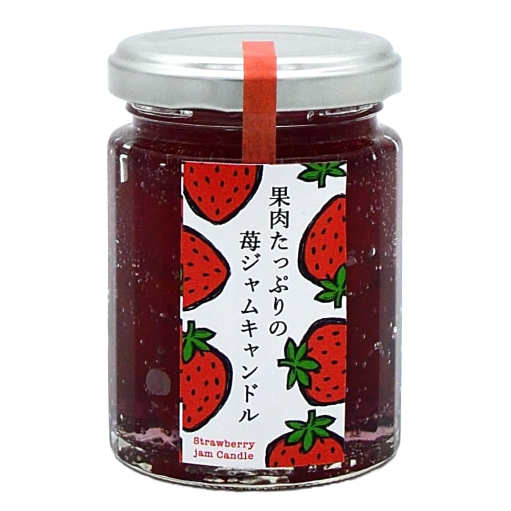 Candly Aroma Candle Fruit Jelly Candle Strawberry Jam Handmade
