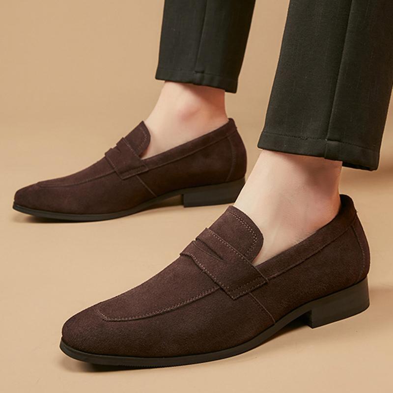Fashion Fashion Designer Penny Loafers Men's Black Brown Flats Casual Shoes Male Homecoming Wedding Dress Zapatillas Hombre