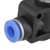Sixrun 10pcs/set Pneumatic Flow Speed Valve, Push-in Speed Controller 6mm Pneumatic Air Flow Control Valve Connector, Pneumatic Quick Fitting