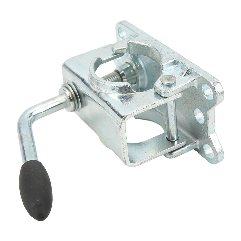 Cast Clamp Galvanized Iron Trailer Wheel Prop Stands Jack Split Cast Clamp for 48mm Pipe Diameter