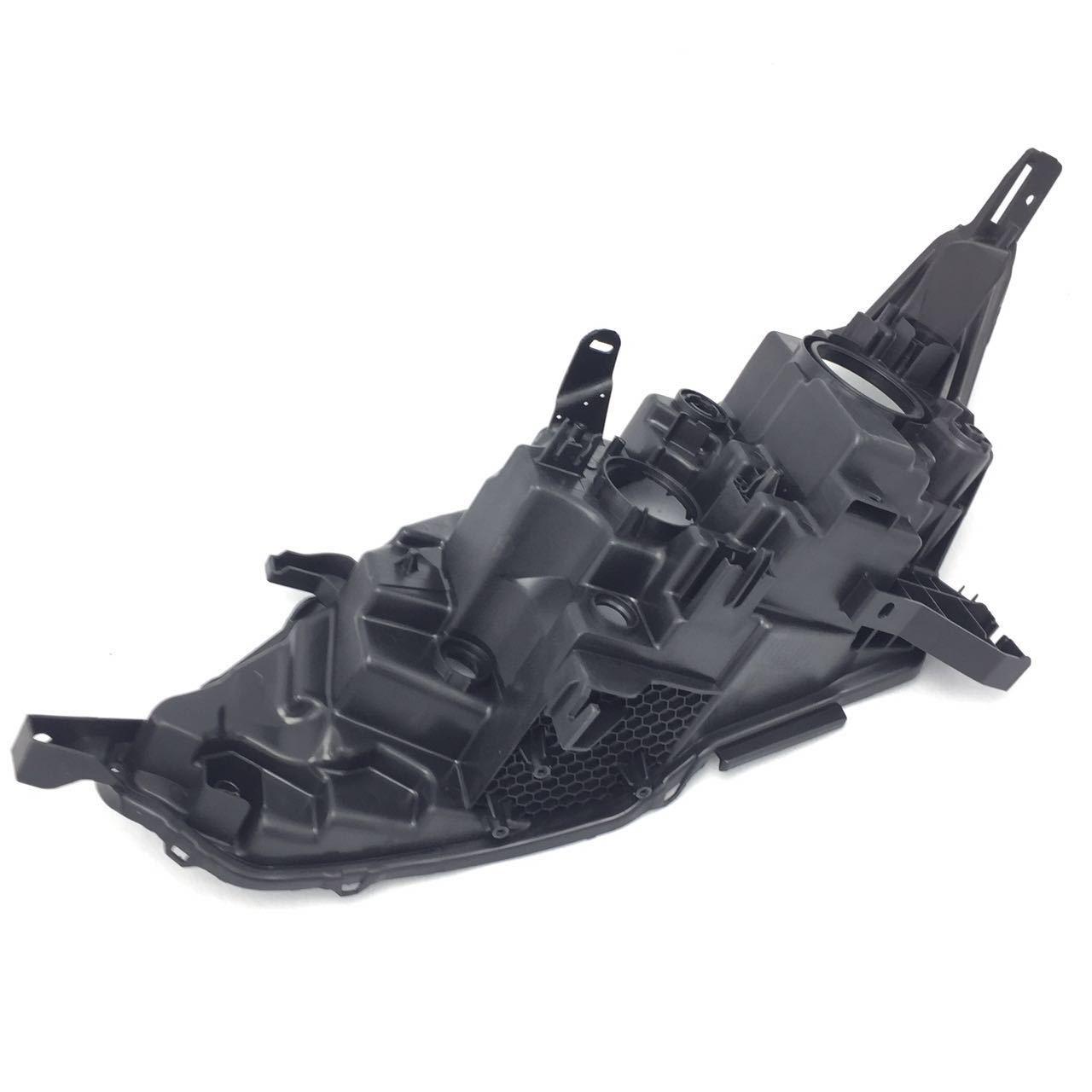 

16-17 Qashqai Основание фары Задняя крышка - Черный пластик Premium, Left Side (Driver)