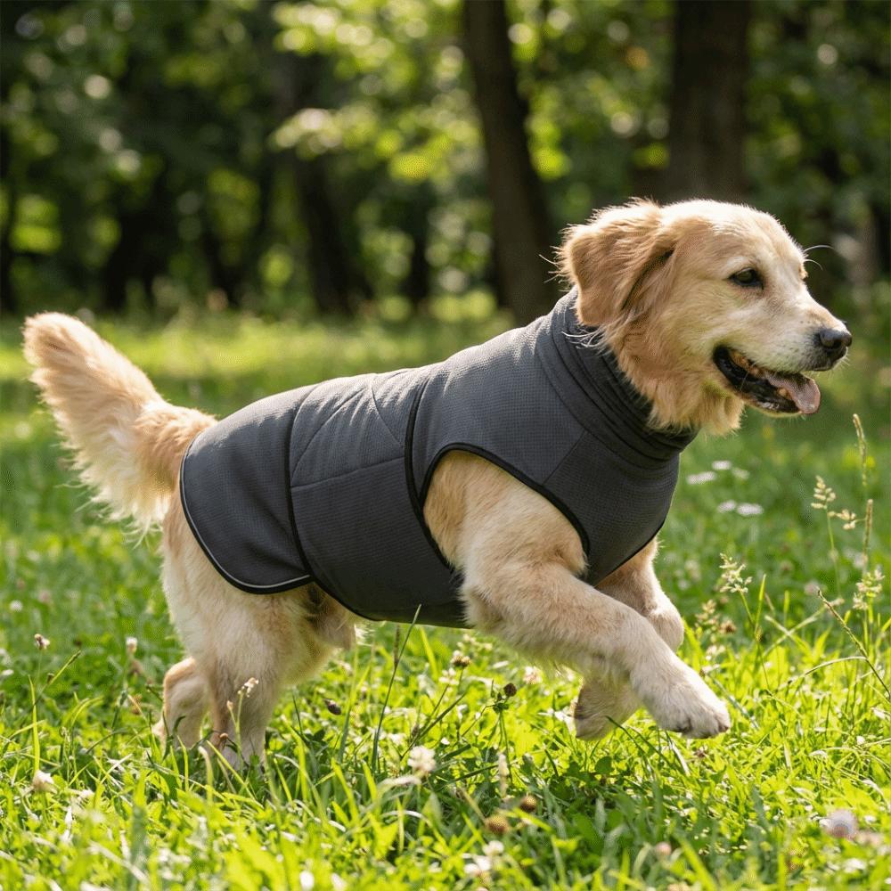 Elastic Dog Anxiety Vest Reflective Warm Dogs Calming Jacket Adjustable with Hoodie Pet Anti-Scare Pullover