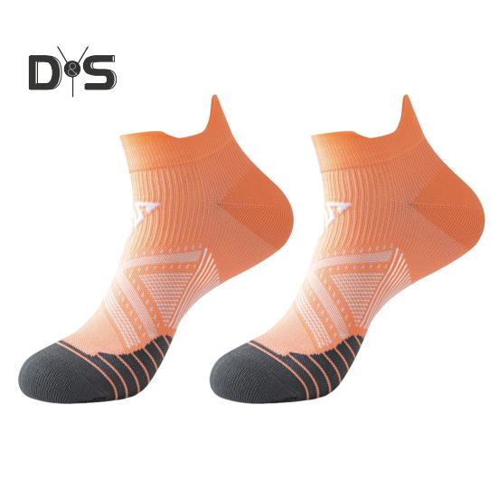 1 par Unisex Sommersokker Hurtigtørkende Svetteabsorberende Antifriksjon Fargematchende Lavskårede Båtsokker Sport Jogging Basketballsokker