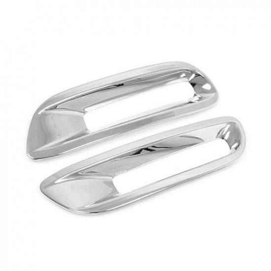 ABS Chrome Rear Fog Light Lamp Cover Trim For Toyota Highlander 2011-2013