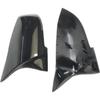 GSRECY Door Side Wing Rearview Mirror Cover Cap Compatible with BMW F20 F21 F87 M2 F23 F30 F36 X1 E84 Gloss Black - M4 Style (Pack of 2)