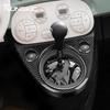 For Fiat 500 2011- For Abarth 595 695 2016-     Manual Gear Shift Cover Real Hard Carbon Fiber Sticker