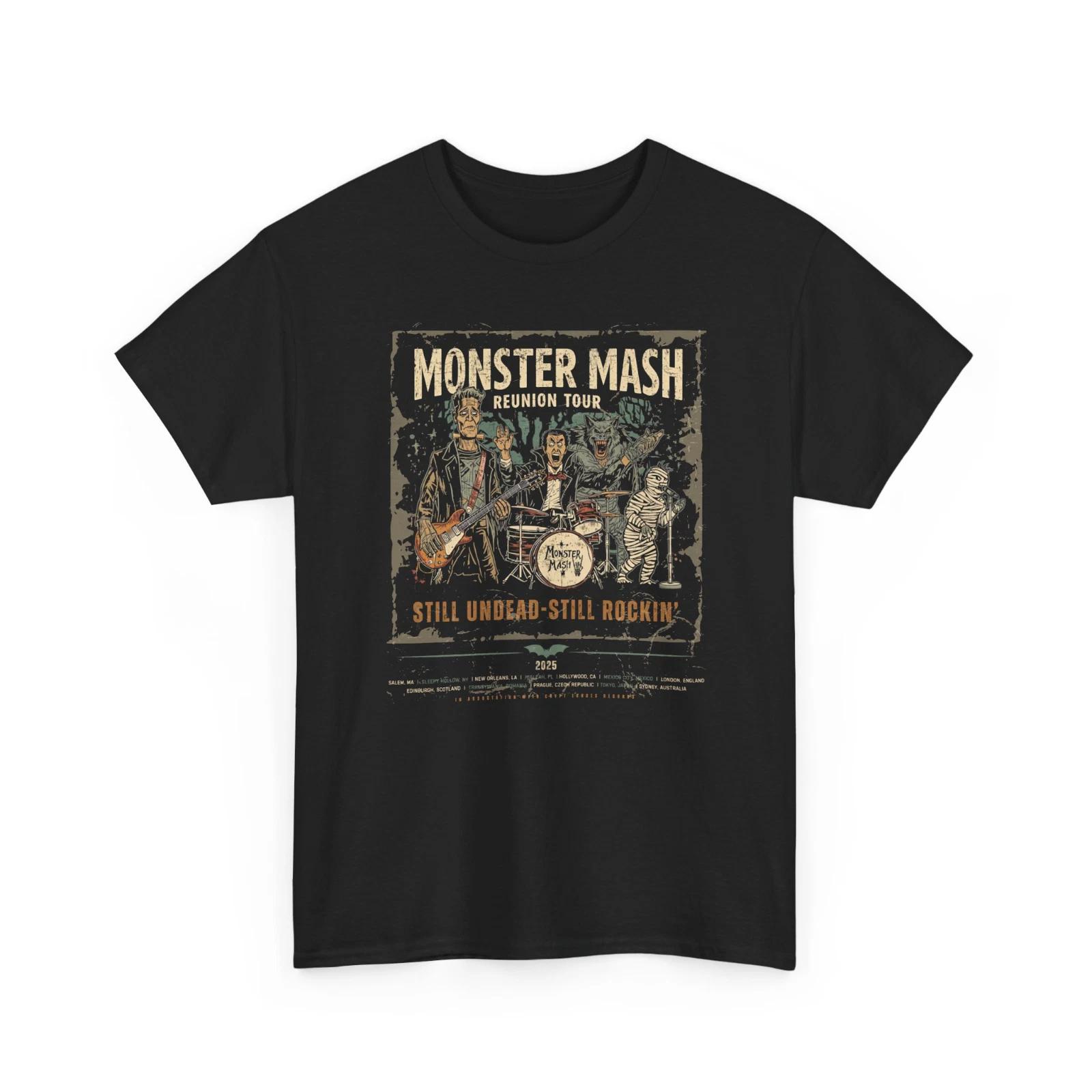 

Monster Mash Reunion Tour T shirt Vintage Halloween Band Tee Horror Concert M