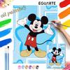 Mickey Mouse Oil Painting Handmade Diy Gifts Home Decorations