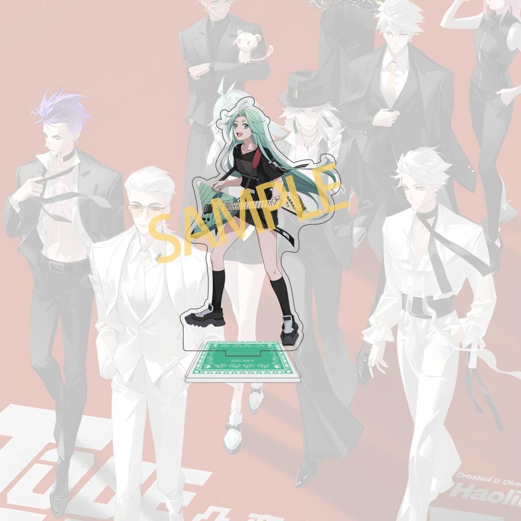 Anime TO BE HERO X 15 cm Acryl-Charakter X LOLI Lin Ling QUEEN LUCKY CYAN Action-Stehfigur Fan-Sammlung Geschenk