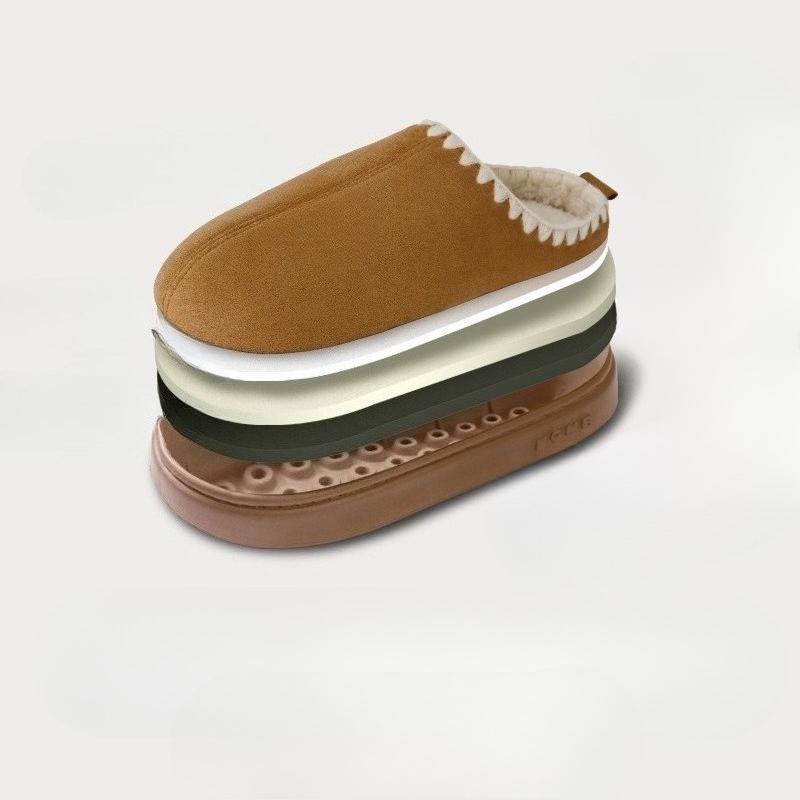 Cotton Shoes for Home Warmth, Thick-soled Indoor Home Slippers