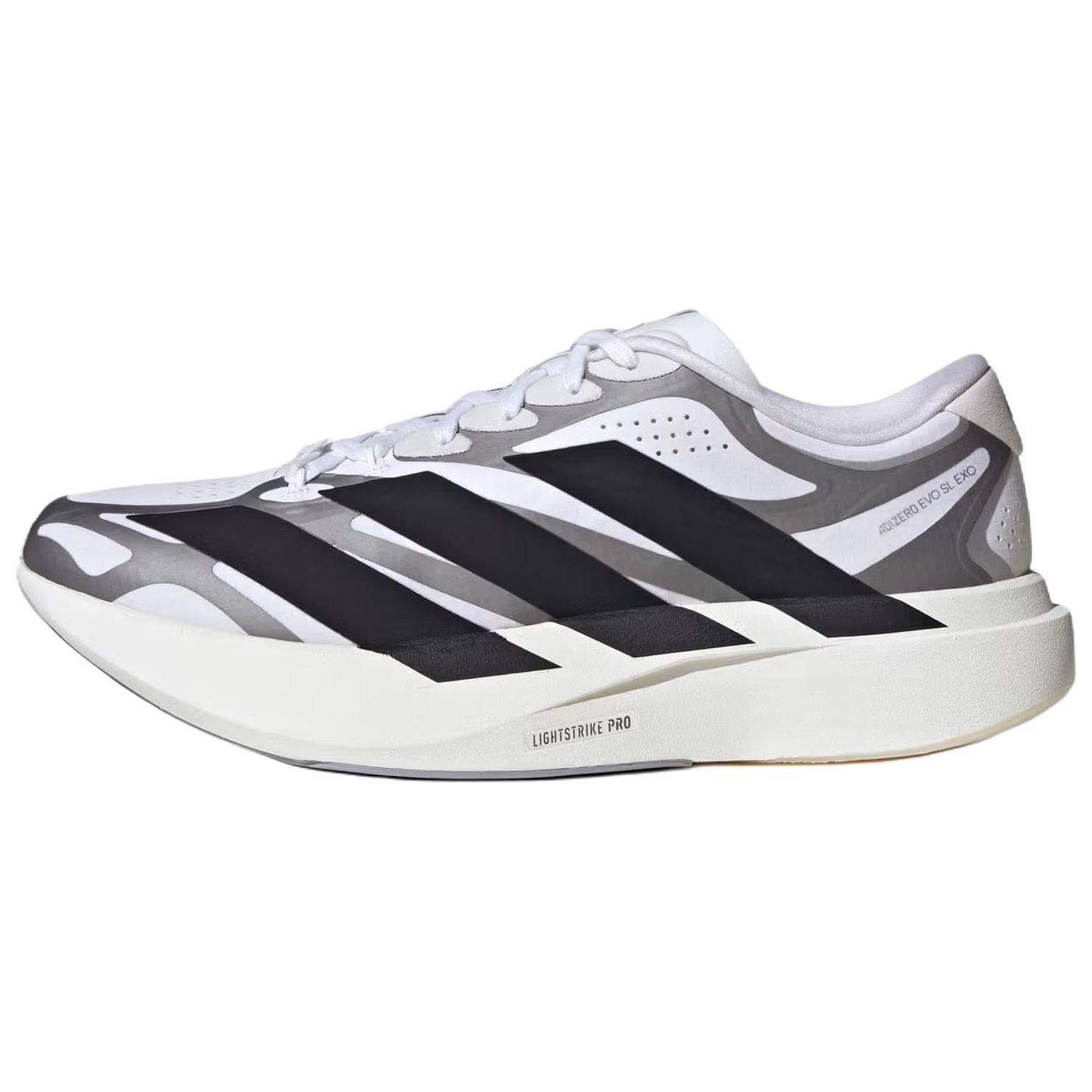 

Adidas Adizero Evo SL Breathable Running Shoes Men s White Black KI4763 44