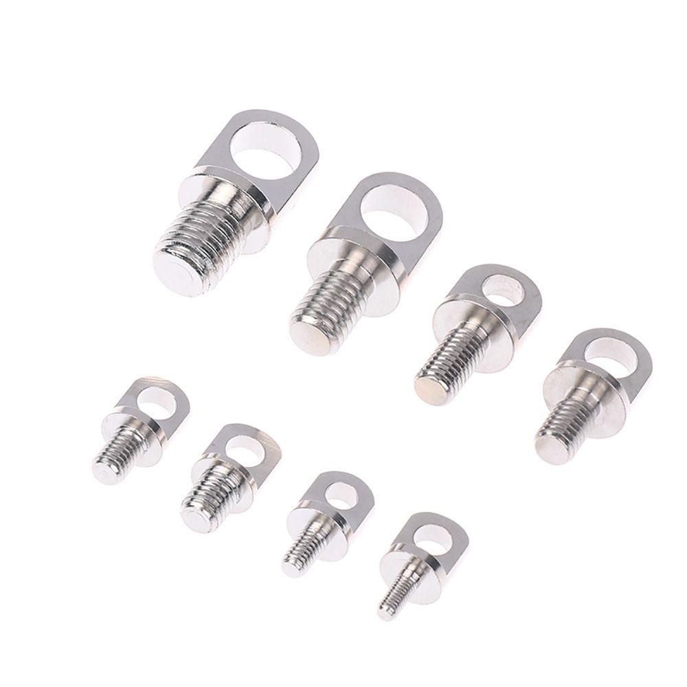 5Pcs M3-M10 Brass Eye Bolts Brass Lifting Ring Eye Bolt for Wire Rope Plant Light Suspension