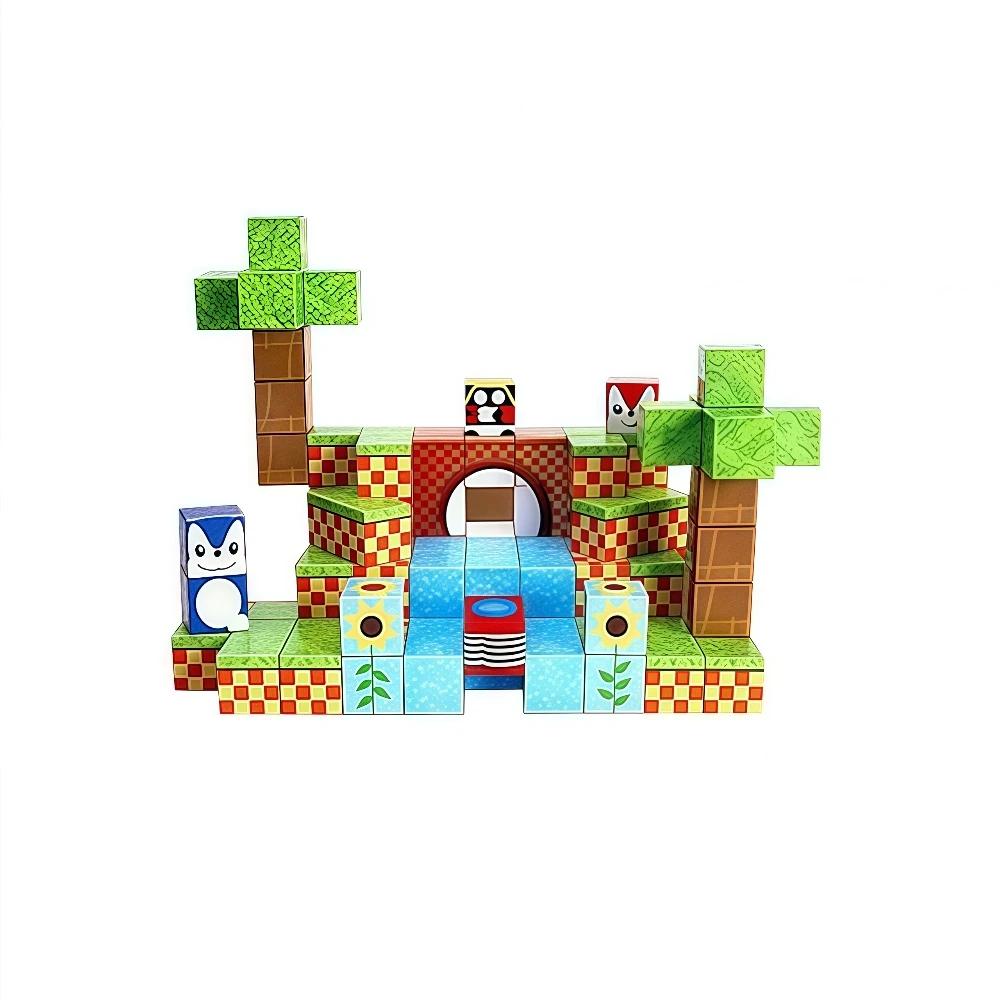Creative Magnetic Adventure Building Blocks Set ABS Material STEM Educational Toys for Kidsideal Christmas Birthday Gifts