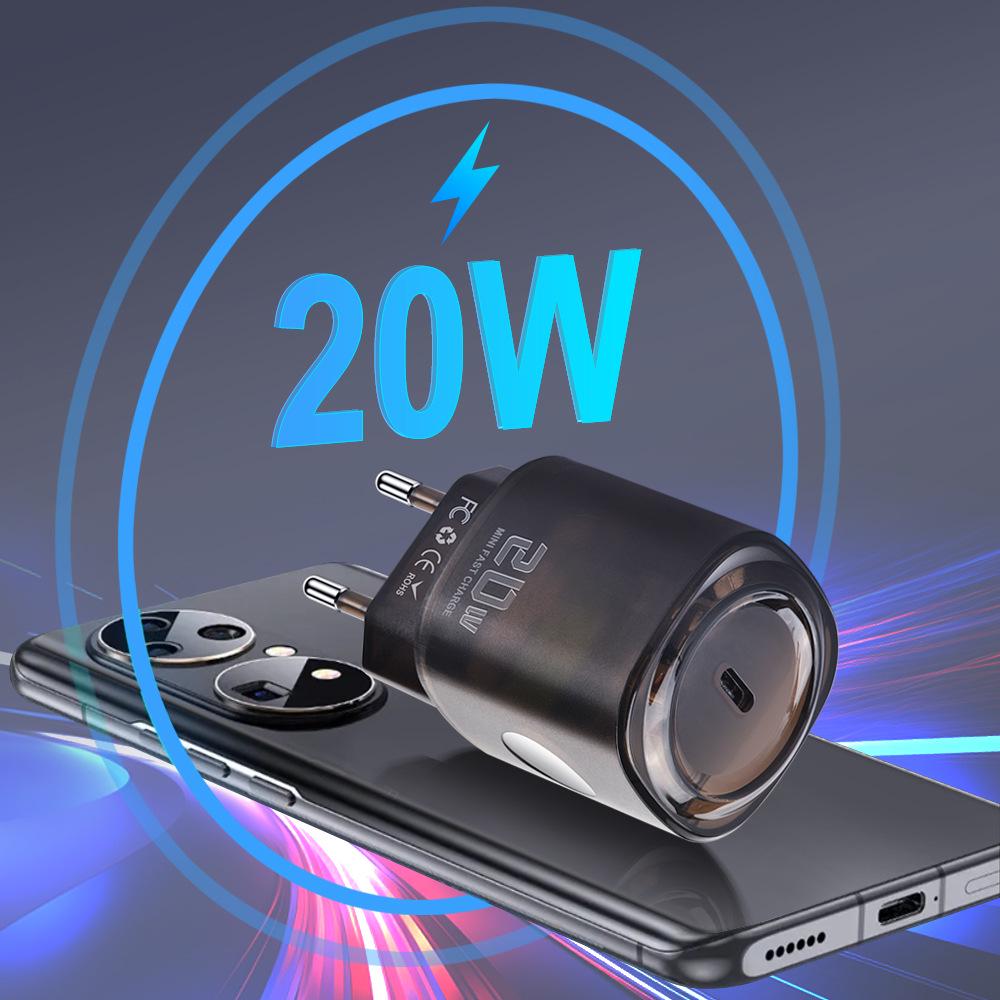 20W Single Port PD Fast Phone Charger - US/EU Standard