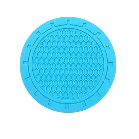 Honeycomb Car Cup Coasters Anti-Slip PVC Cup Holder Pad Universal Water Cup Mat for Car Interior Decorative Auto Accessories