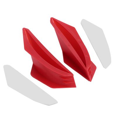 Motorrad Aerodynamische Winglets Spoiler Flügel Universal Modifikationszubehör Rot