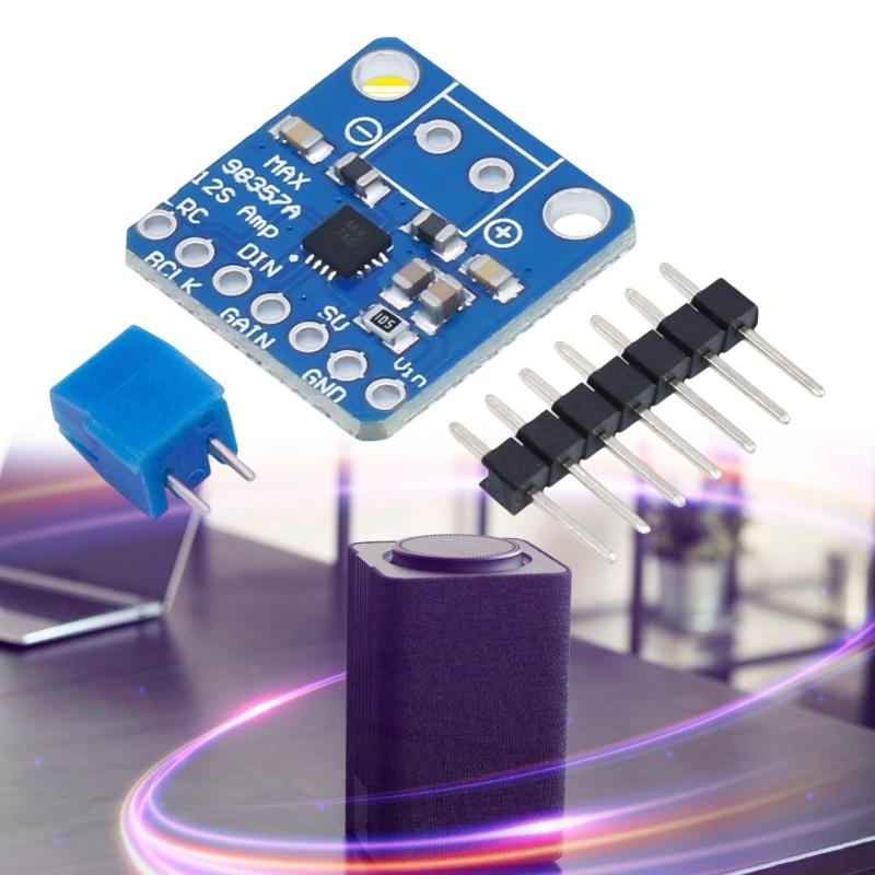 MAX98357A 3W 5V Powerful Auditory Amplifier Module I2S Decoding 3dB To 15dB Selection for DIY Projects and Speakers