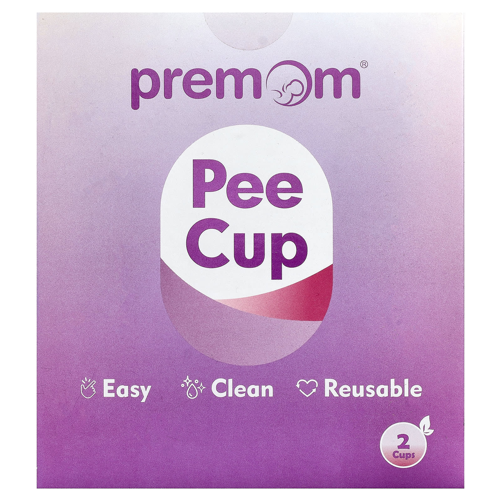 

Premom, urine cup, 2 cups