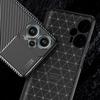Soft TPU Case for Xiaomi Redmi Note 12 Turbo/Poco F5 5G Carbon Fiber Texture Shockproof Cell Phone Cover