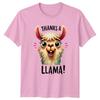 Thanks A Llama TShirt Llama Lovers Animals Thank You Gift For Him And Her
