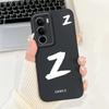 For Realme C71 2025 Case RMX5303 Cover Cute Lucky Initial Letters Soft Silicone Lens Protective Covers For RealmeC71 C 71 Bumper