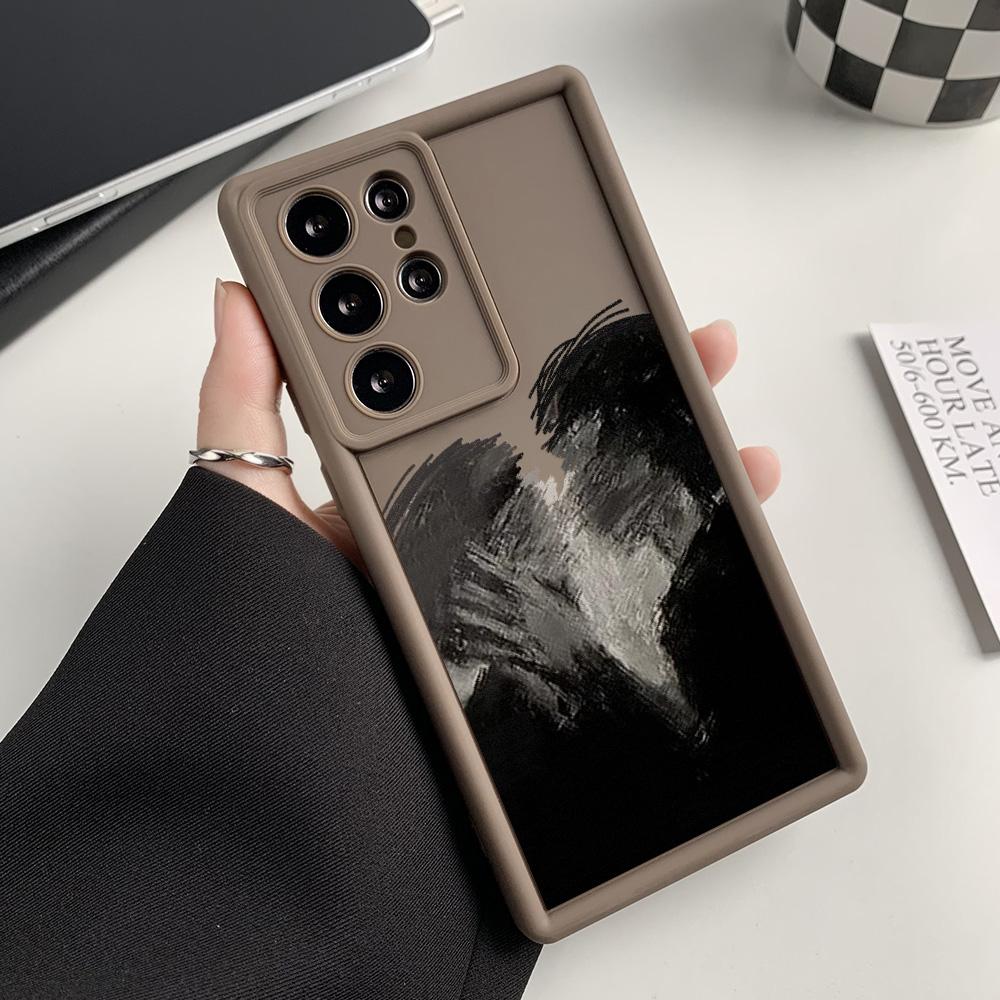 Aesthetic Case For Samsung A55 5G S25 Ultra A54 A16 A15 A53 A35 A34 A14 A13 A06 A05 A05s A33 A25 S24 FE S23 Plus S22 Soft Cover