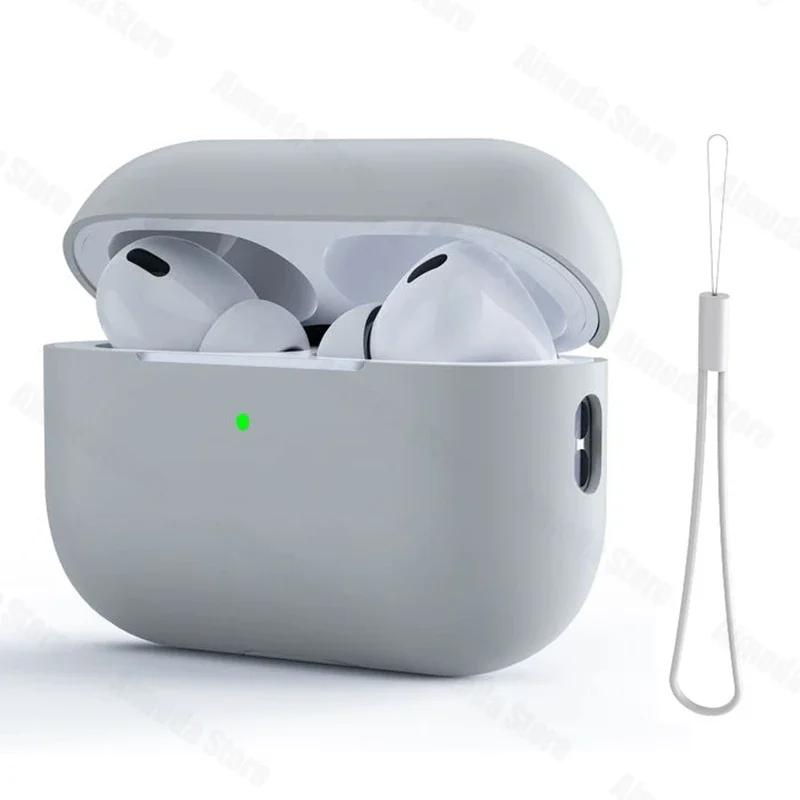 

Чехол для AirPods Pro 2 Чехол из жидкого силикона для AirPods 3 Pro 2 Чехол Мягкий Защитный чехол для наушников для AirPod Pro 2 Pro2 Чехол For Airpods Pro 2