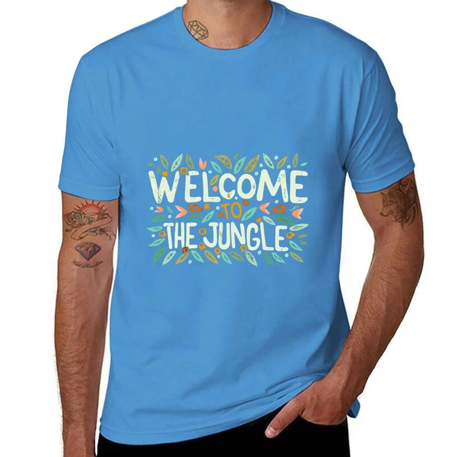 Welcome to the jungle TShirt cheap stuff plus size clothes Blouse big and tall t shirts for men S