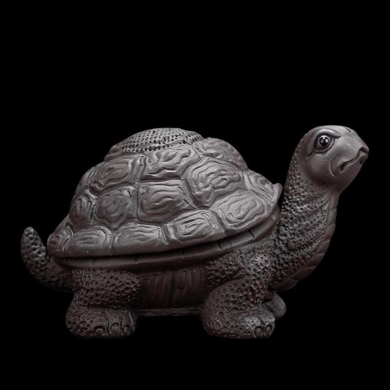 Zisha Ceramic Turtle Tea Strainer
