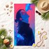 Suguru Soft Beach Towel Stylish Beach Pool Towel for Summer Seaside Vacation Travel