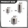 304 Stainless Steel Beer Growler Keg Home Brew Accessories Keep Fresh with Handle,