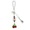 Nana & Hachi Matching Phone Chain Charms Red Pink Strawberry Bow Key Ring Anime Inspired Y2K Keychains Accessory Girlfriend Gift