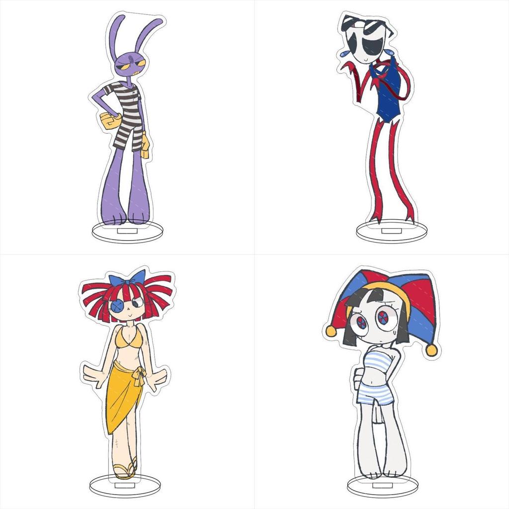 The Amazing Digital Circus Pomni Gangle Jax Kinger Acrylic Standee With Hd Doublesided Display For Gift And Advertising