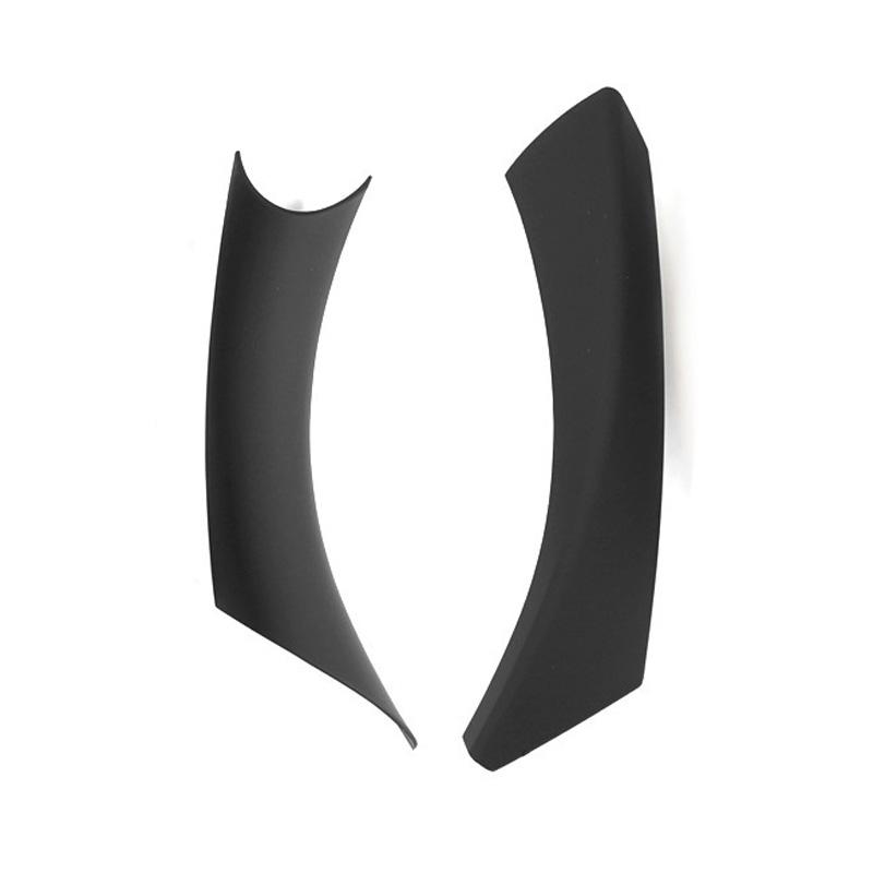 6Pcs Matte Black Car Interior Door Handle Pull Trim Covers for BMW E90 E91 3-Series Sedan, Wagon 2005-2012