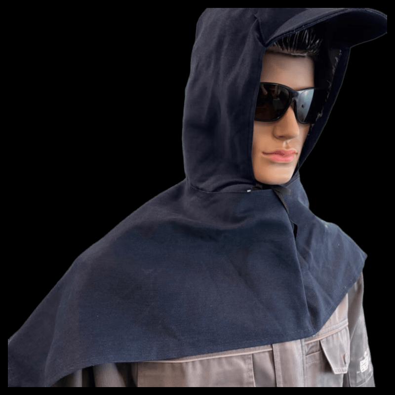 Ruishijia Breathable Denim Dustproof Safety Shawl Hood