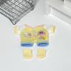 Cartoon T-shirt Cotton Doll's Clothes Outfit Plush Doll Clothes  Children's Gift