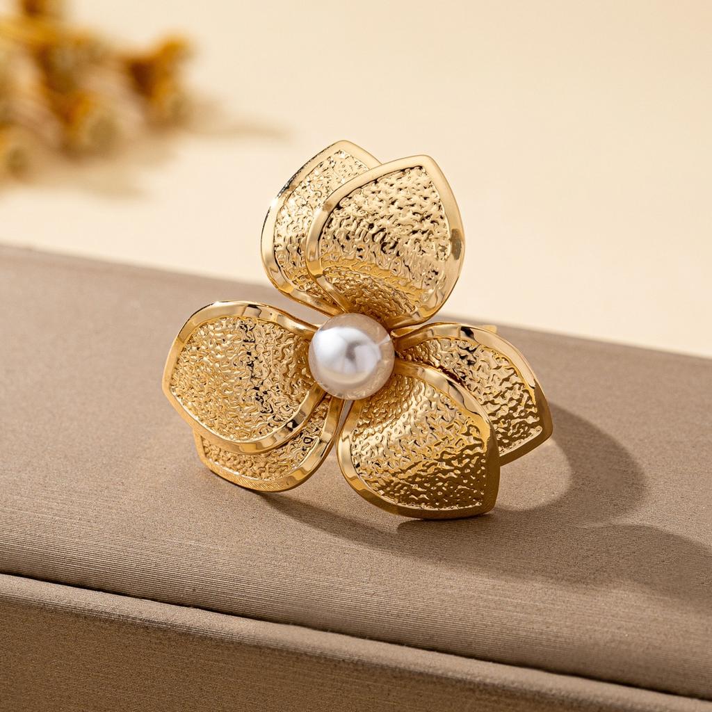 Een Open Ring voor Dames met Bloemenpatronen in Verschillende Kleuren om uit te Kiezen, een Kleurrijke en Modieuze Open Ring Geschikt voor Dagelijks Gebruik en Vakantie