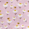 Royal Velvet Fabric Polyester For Sewing - Motif Daisy And Bee