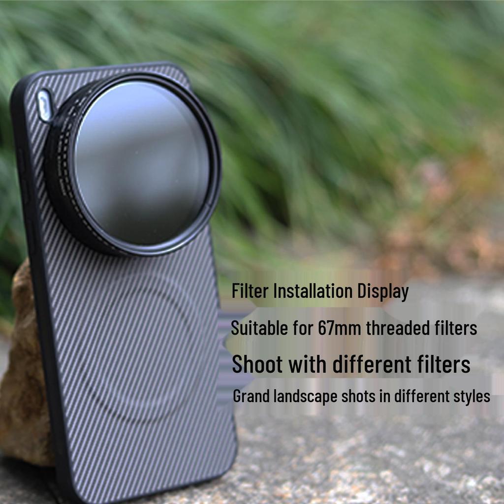 VIVO X300 Pro Lens Case Set: CPL Polarizing Mirror & ND Filter