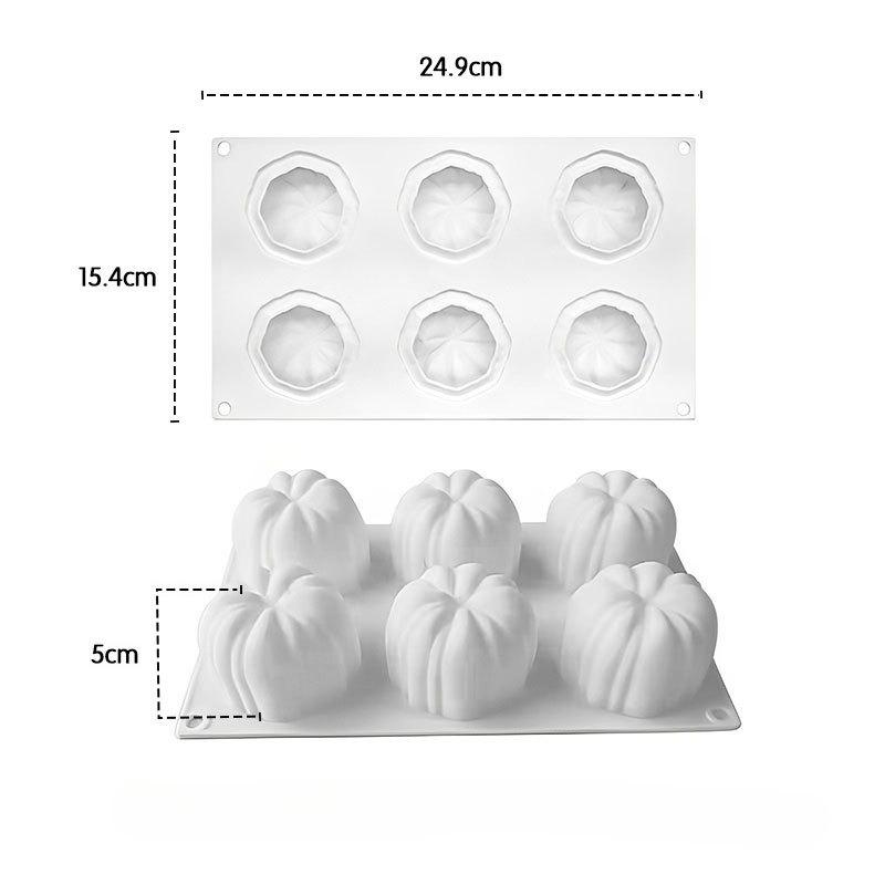 Halloween Pumpkin Silicone Mold Handmade Soap Tools Pastry Aromatherapy Candle Abrasive DIY Holiday Souvenirs Home Decor Gifts