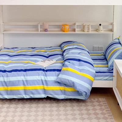 Lilang Student Dormitory Cotton Blend 3-Piece Bedding Set
