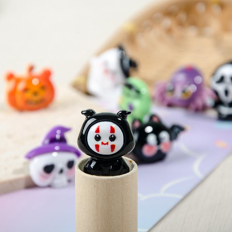 

4 шт./пакет мультяшный милый тыквенный паук скелет привидение летучая мышь подвески украшение для вечеринки на Хэллоуин брелок шпилька аксессуары для самостоятельного изготовления подарки bat