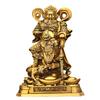 All Copper Gongming Statue Standing Yuan Shuai Black Tiger Xuantan Zhao Tianjun Home Living Room Decoration Martial Go