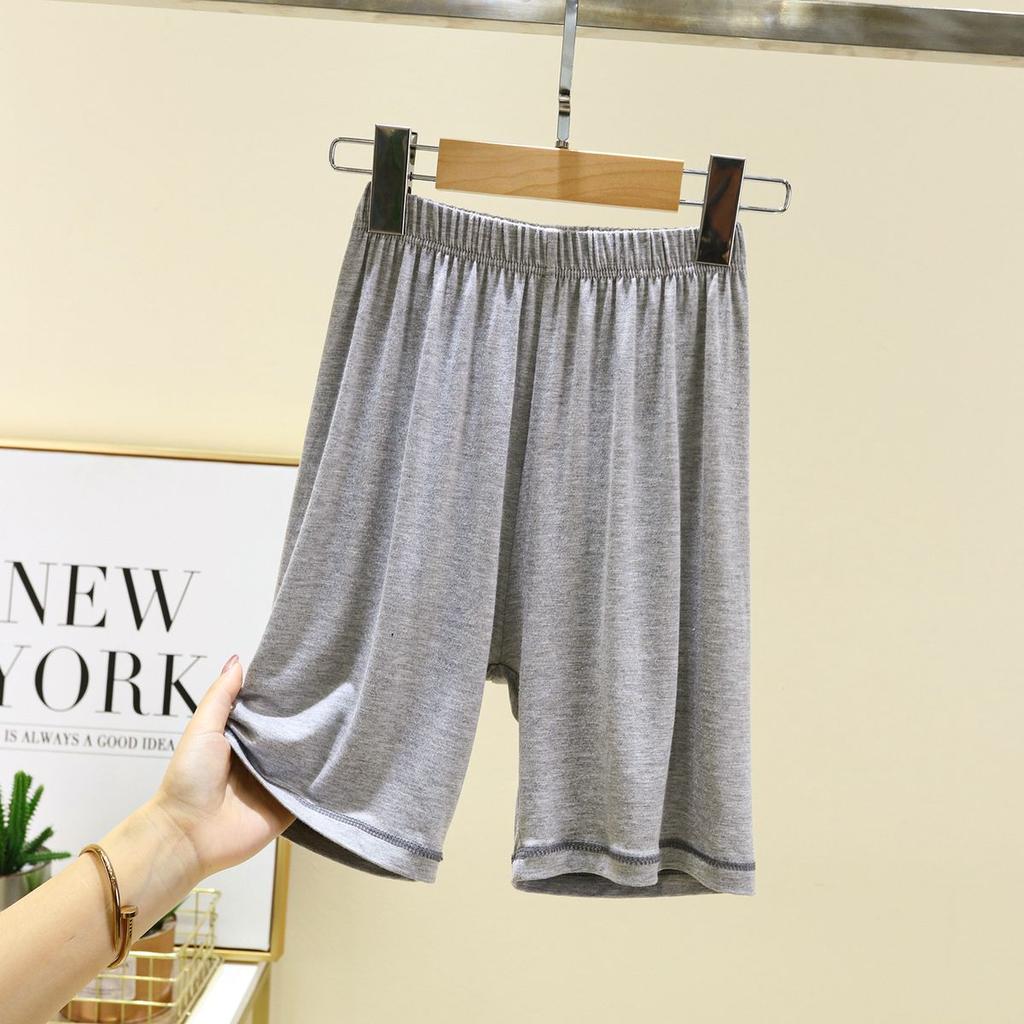 Modal Children's Sleep Pants Thin Loose Shorts for Boys and Girls Casual and Versatile Medium and Large Children's Ice Silk Five Inch Beach Pants