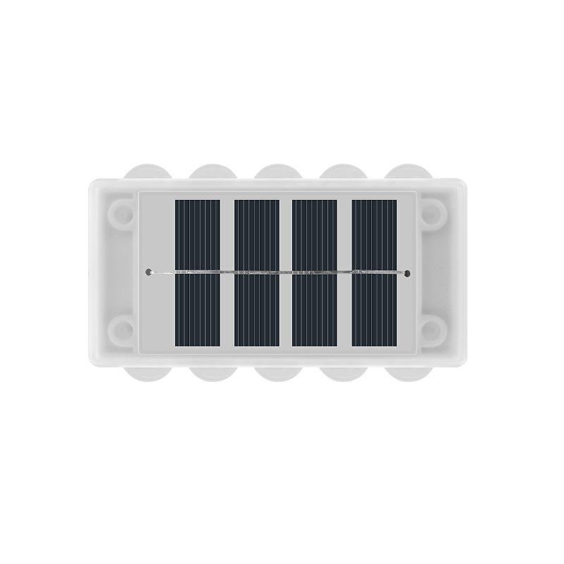 10/8/6LED Solar Wall Lamp Outdoor Waterproof Up and Down Luminous Lighting for Garden Fence Decoration Sunlight Light