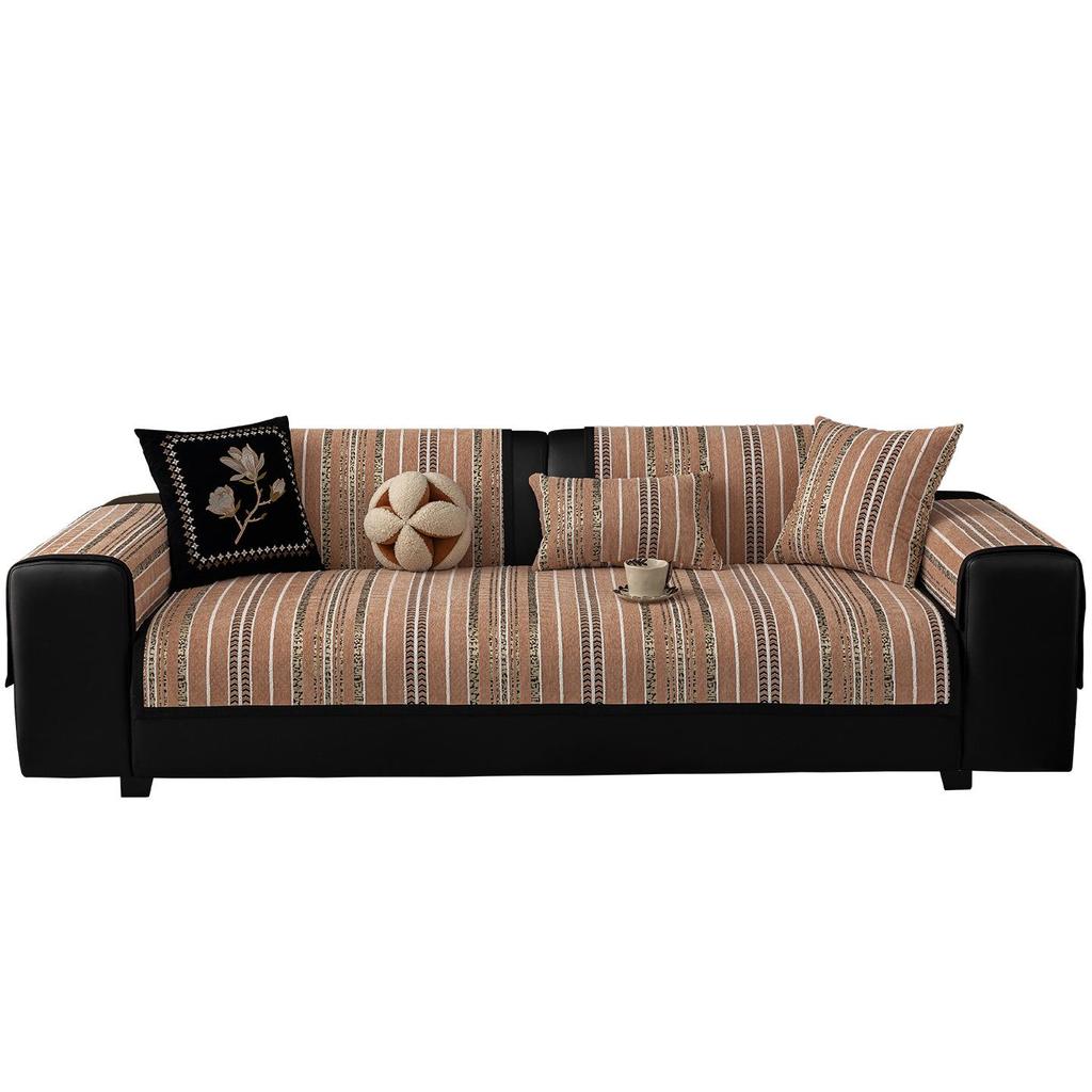 Transborder High-End Non-Slip Leather Sofa Cushion Cover for All Seasons 2026