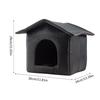 Outdoor Enclosed Waterproof Sleeping Nest for Cat Basket Puppy House Warm Cave