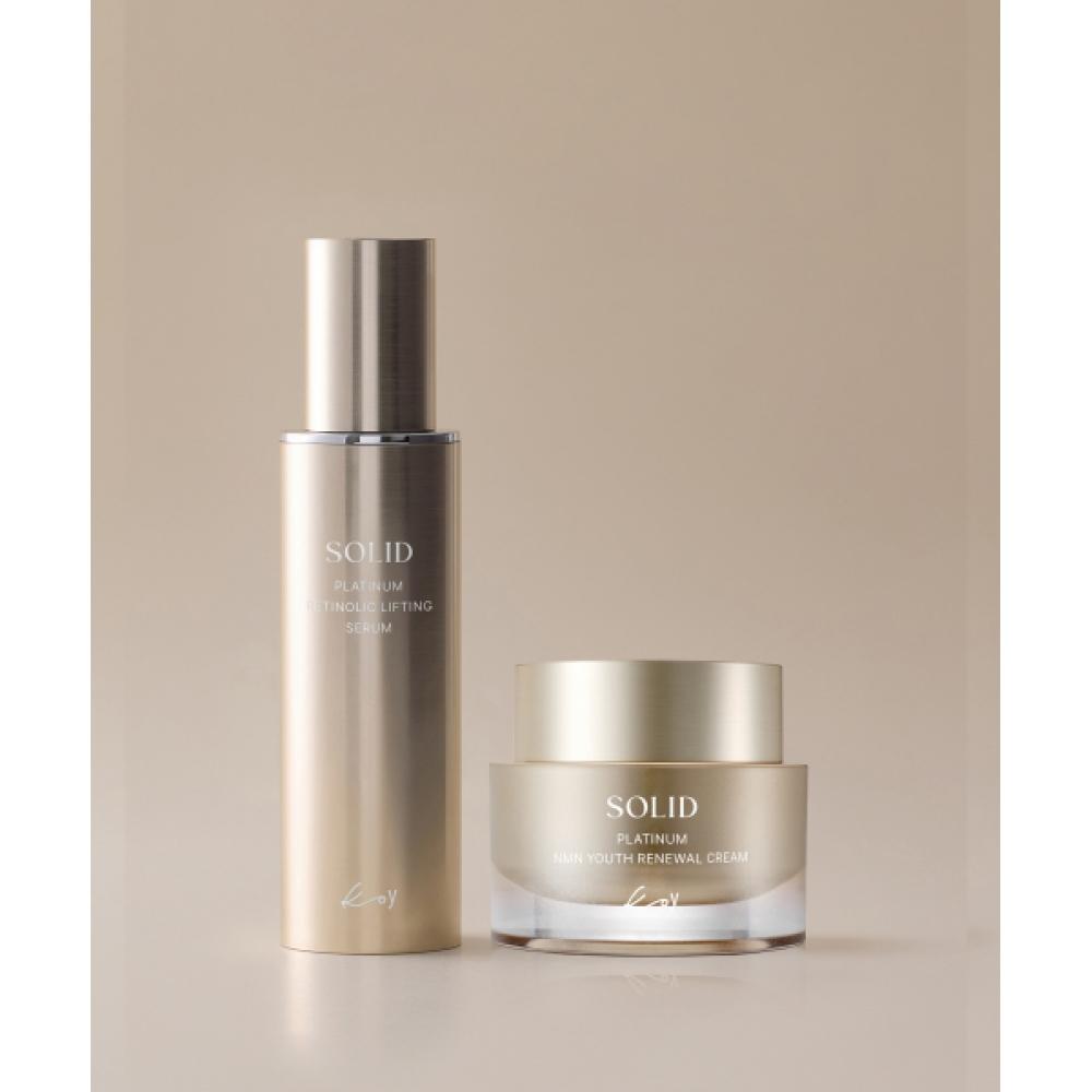 Koy Solid Platinum Nmn Youth Renewal Cream 50ml + Lifting Serum 50ml NONE