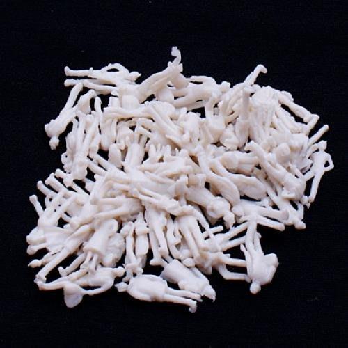 No-brand 1/100 Scale Dolls, Approximately 200 Figures, Model Figures, Architectural Models, Plain Decorations