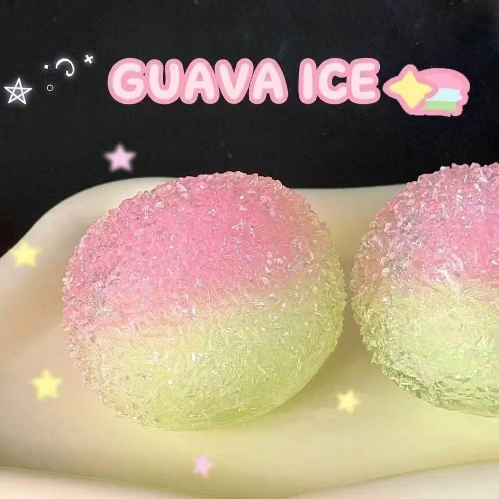 Slow Rebound Crispy Skin Ball Slow Rising Cracking Squishy Toy Moldable Squeeze Ball  Hand Exercise